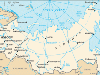 Map of Russia (CIA)