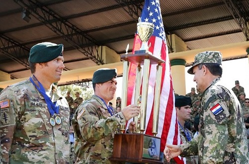 7th SFGA Team placed 3rd overall in Fuerzas Comando 2017 competition (Photo SOCSouth, July 2017)