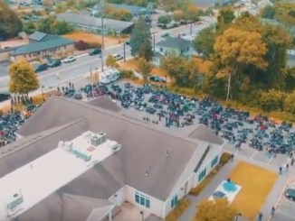 Blackbeard's Ride 2017 - This annual event is in memory of SSG Matthew A. Pucino and raises funds to assist wounded or injured combat veterans and their families. (Photo from video by Matthew A. Pucino Foundation, LTD).