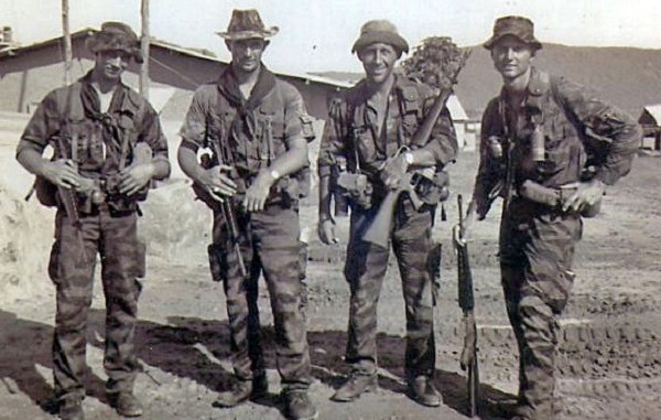 Buck Walters - post-mission photo Vietnam 1966