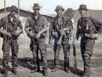 Buck Walters - post-mission photo Vietnam 1966
