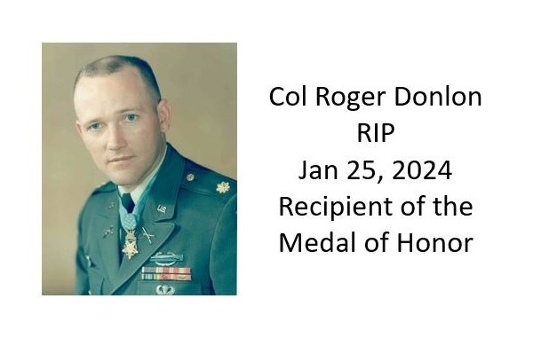 Col (Ret) Roger Donlan RIP