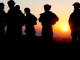 Soldiers at Sunset. Department of Defense photo.