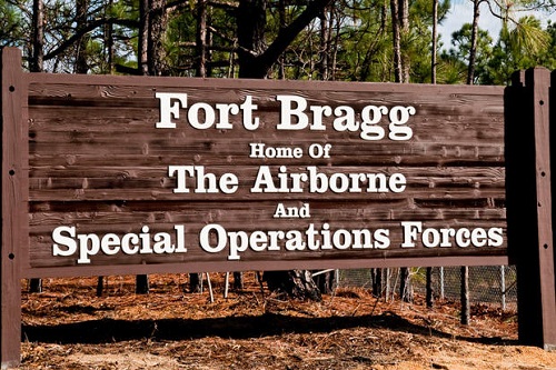 Fort Bragg Sign