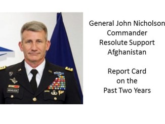 General John Nicholson - commander Resolute Support Mission Afghanistan