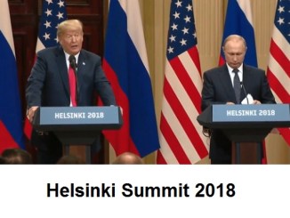 Helsinki Summit 2018 Putin and Trump meet in Finland on July 16, 2018