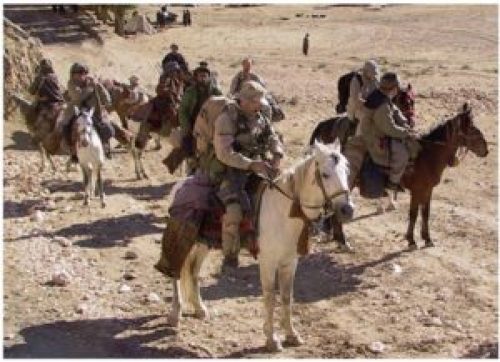 SF used pack animals in Fall 2001 in Afghanistan