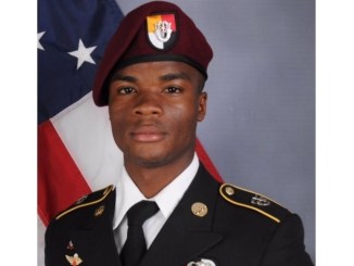 SGT La David Johnson - 3rd Special Forces Group, KIA in Niger on October 4, 2017.