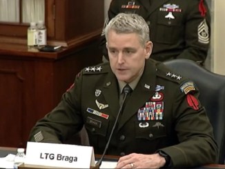 LTG Braga USASOC Commander