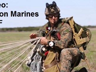 Video Marine MFF - Reconnaissance Marines execute parachute operations during Exercise Desert Hawk 2018 in Texas. (video by CPL Charles Plouffe, 3rd Marine Division, Mar 23, 2018).