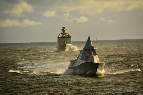 HSwMs Nykoping (Sweden) and HDMS Esbern snare (Denmark) in TJ18