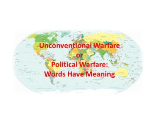 UW or Political Warfare