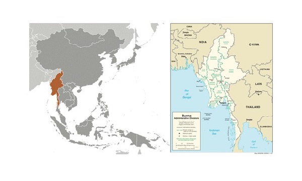 Village Health Defense Burma Map