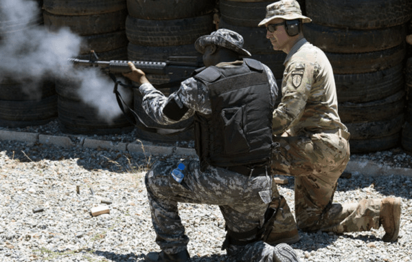 54th SFAB trains up soldier during Tradewinds 2019