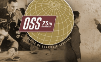 CIA image recognizing the 75th OSS anniversary.