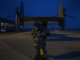 An Air Commando from the 321st STS - Special Tactics Squadron prepares for parachute jump from CV-22 Osprey. (Photo by SSgt Victoria H. Taylor, USAF, 14 Dec 2016).