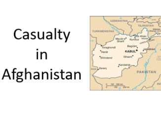 Casualty in Afghanistan