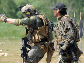 Combat Pistol Shooting at ISTC Range (Photo ISTC Flickr).