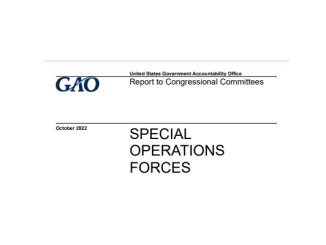 GAO Report - SOF Data Needed Oct 2022