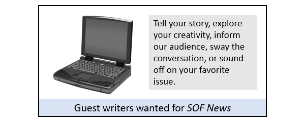 Guest Writers for SOF News
