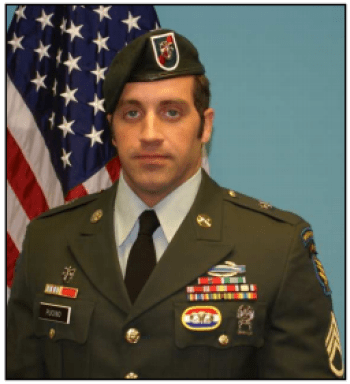 SSG Matthew Pucino of 20th Special Forces Group died on November 23, 2009 in Afghanistan. (Photo USASOC Fallen Heroes Memorial)