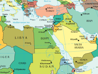 Map of Middle East - Middle East News Update