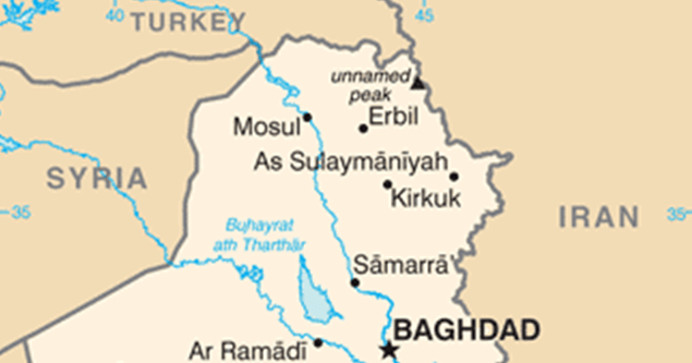 Map Northern Iraq