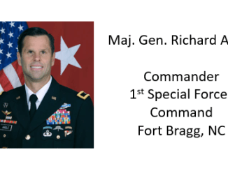 Maj Gen Richard Angle 1st Special Forces Command