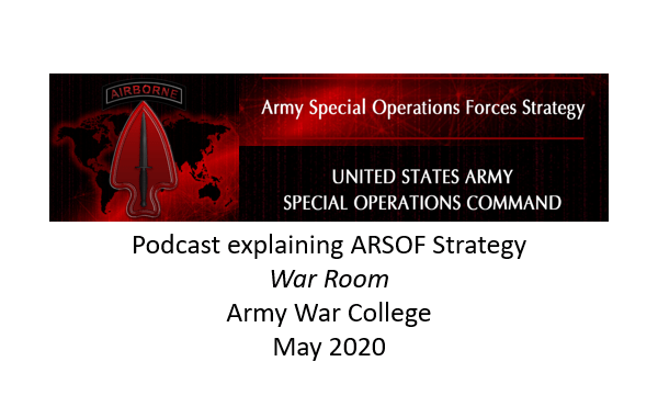 Podcast explaining ARSOF strategy