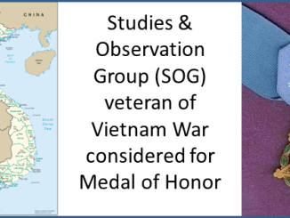 SOG veteran and Medal of Honor