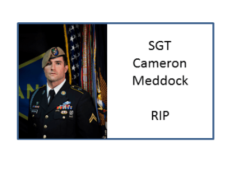 SGT Cameron Meddock Army Ranger Afghanistan 2019